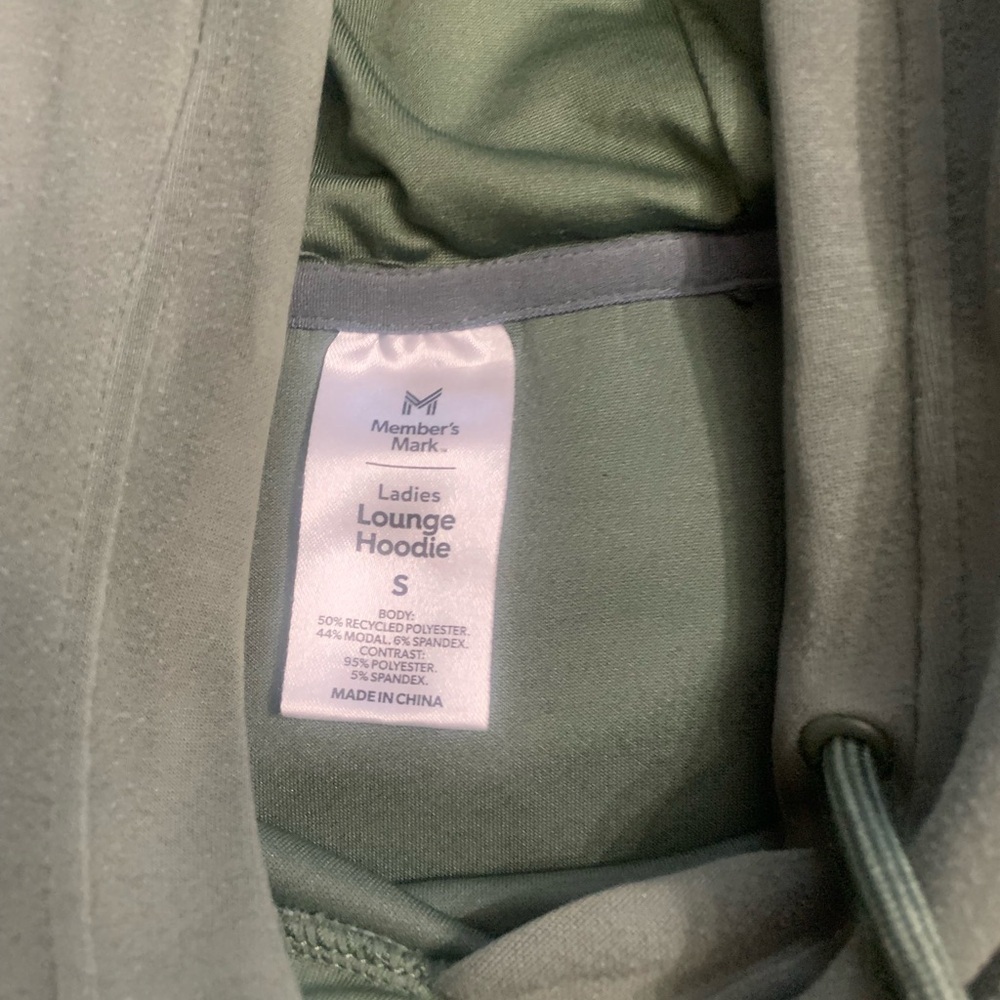 Olive Green Women's Hoodie - Picture 2 of 3